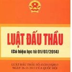 Luật đấu thầu 2013